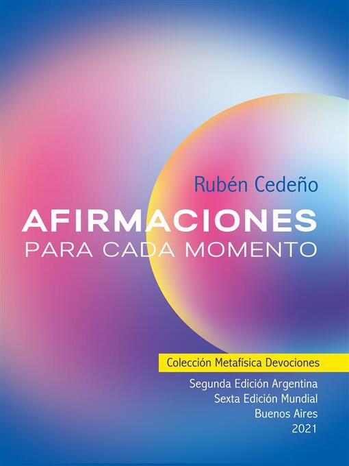 Title details for Afirmaciones para cada momento by Rubén Cedeño - Available